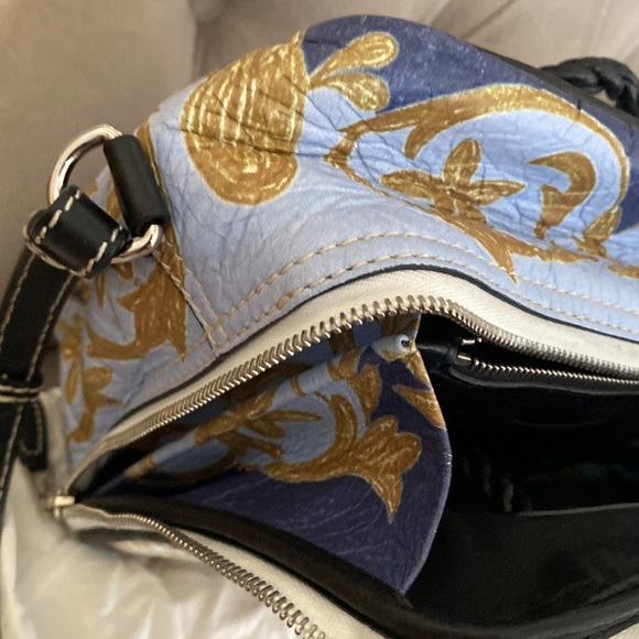 Balenciaga Blanket Square Floral-print Lambskin Bag / Small - Picture 9 of 12